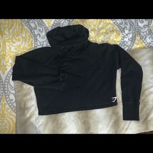 GYMSHARK slouch cropped hoodie